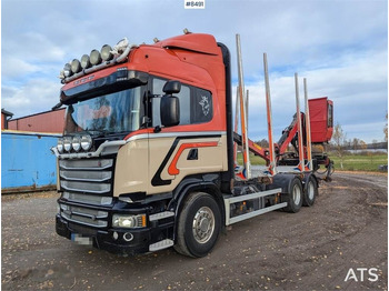 Camión forestal SCANIA R 580