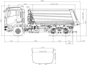 Camión volquete MAN TGS 33.400