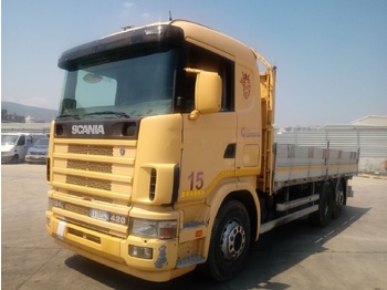 Camión caja abierta SCANIA 124