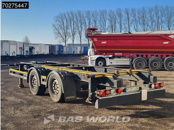 Remolque portacontenedore/ Intercambiable Kögel ZW18 2 axles: foto 3