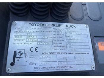 Carretilla elevadora de gas Toyota 8FGF18: foto 4