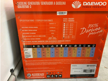 Generador industriale nuevo Daewoo GDAX9250E-3: foto 5