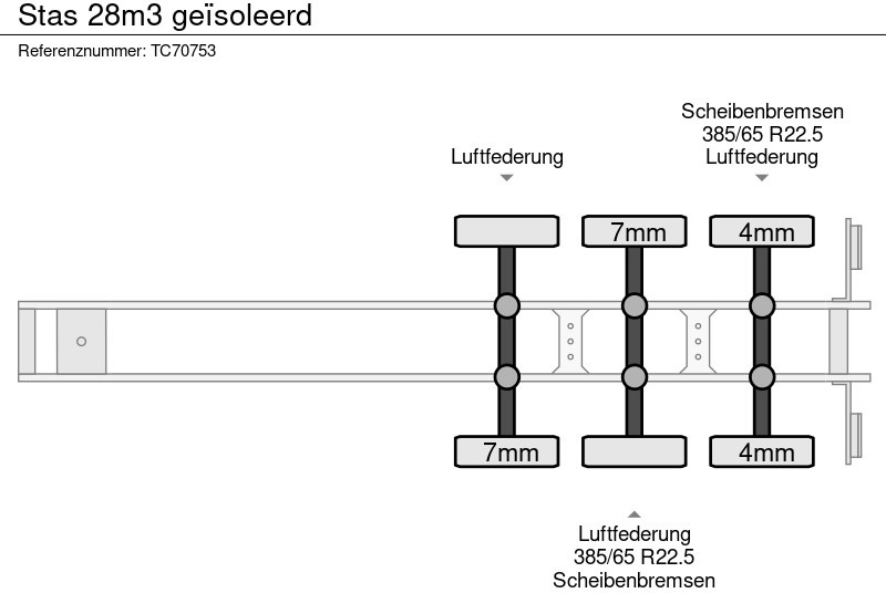 Semirremolque volquete Stas 28m3 geïsoleerd: foto 15