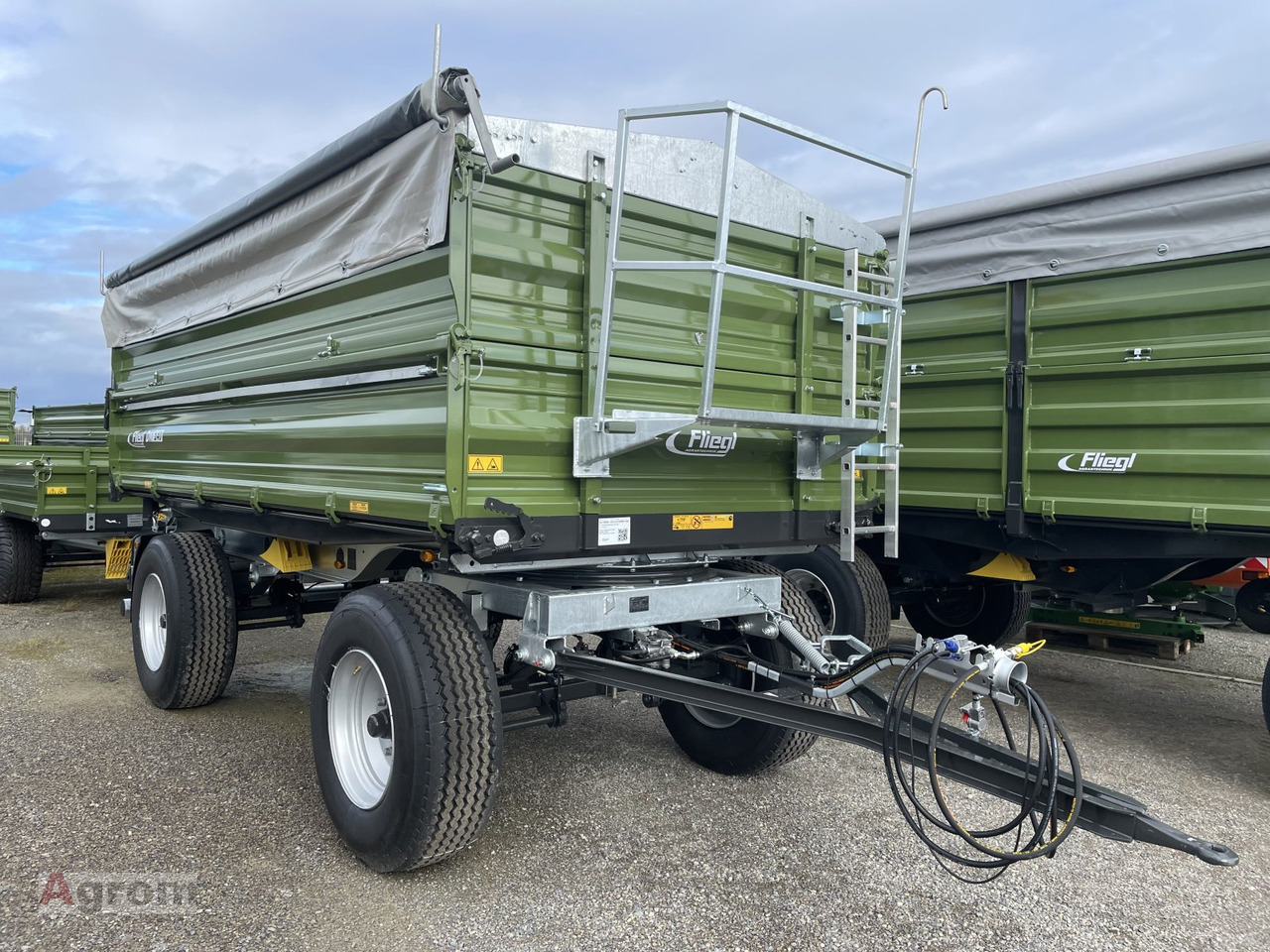 Remolque volquete agrícola nuevo Fliegl DK 140 FOX: foto 1