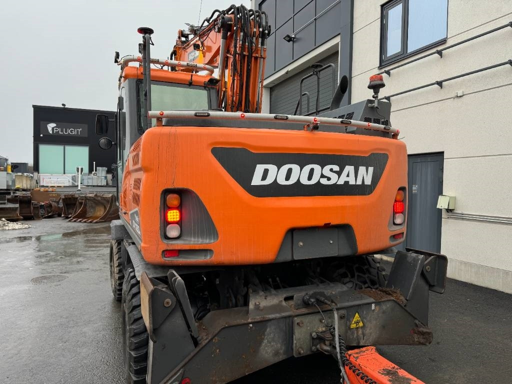 Excavadora de ruedas Doosan DX160W-5 KÄRRY, PYÖRITTÄJÄ YM.: foto 8