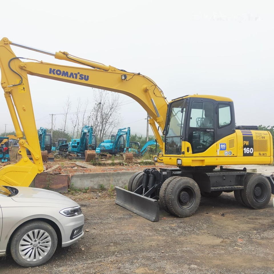 Excavadora de ruedas Komatsu PW160: foto 7