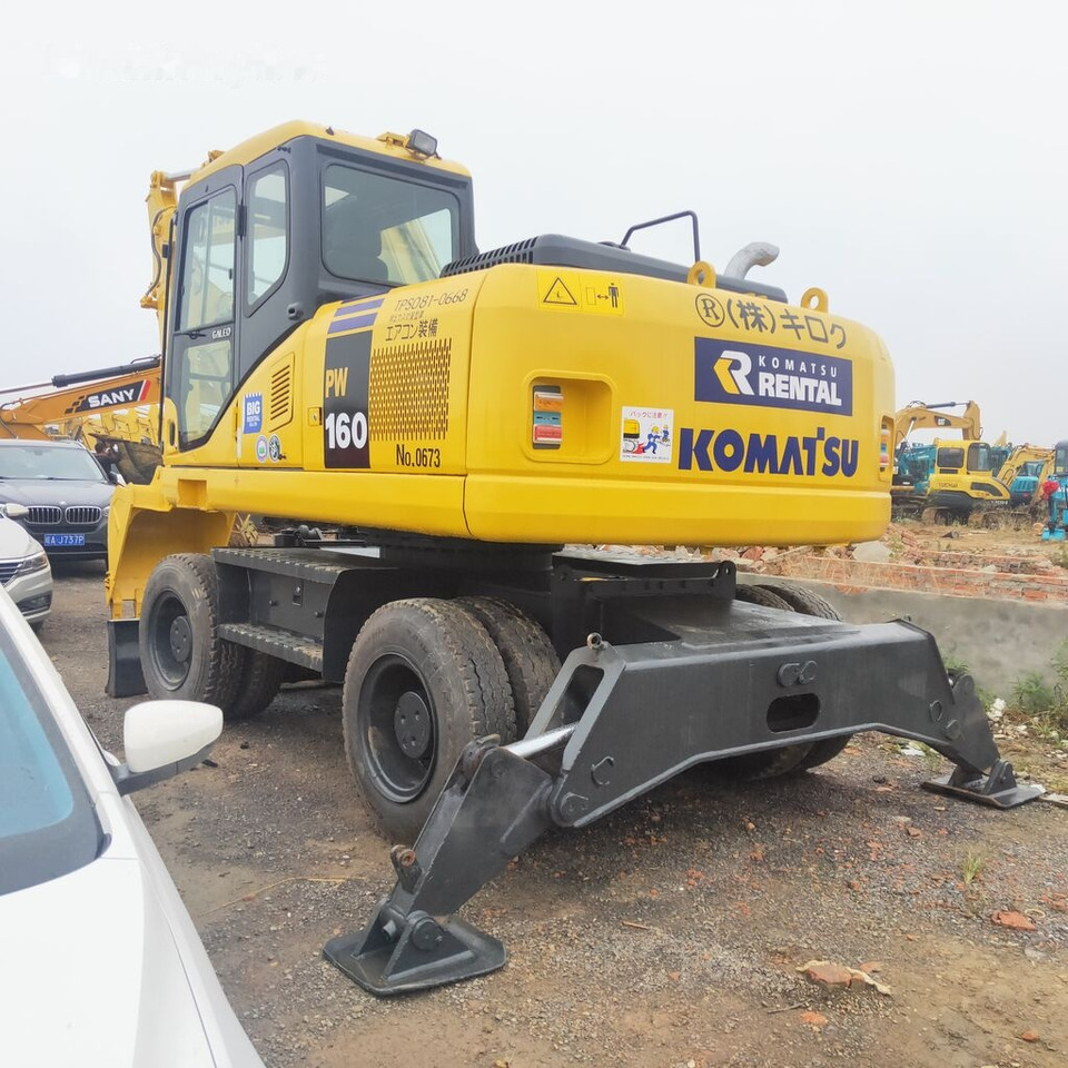 Excavadora de ruedas Komatsu PW160: foto 6