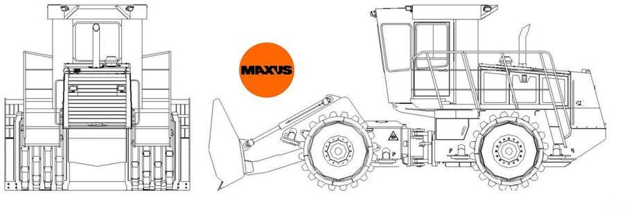 Cargadora de ruedas nuevo NEW MAXUS 21 Ton Compactor Rental  НОВИЙ Компактор MAXUS 21 Тон Оренда NOWY Kompaktor MAXUS 21 Ton Wynajem: foto 7