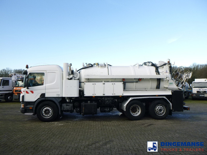 Limpieza de alcantarillado Scania P124-420 6x2 vacuum tank 10.5 m3: foto 8