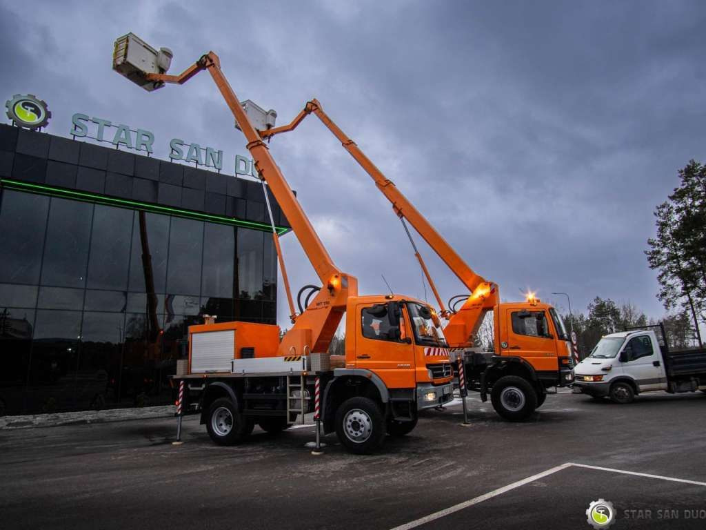 Camión con plataforma elevadora nuevo Mercedes-Benz  ATEGO 1018 WUMAG WT 170 Platform Lift 17m: foto 11