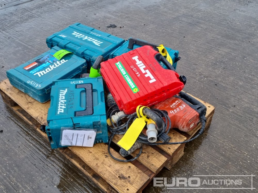 Equipo de construcción Pallet of Makita Cordless Drill,Cordless Impact Wrench, 110Volt SDS Drill (3 of), Hilti Cordless Drill, 110Volt SDS Drill: foto 8