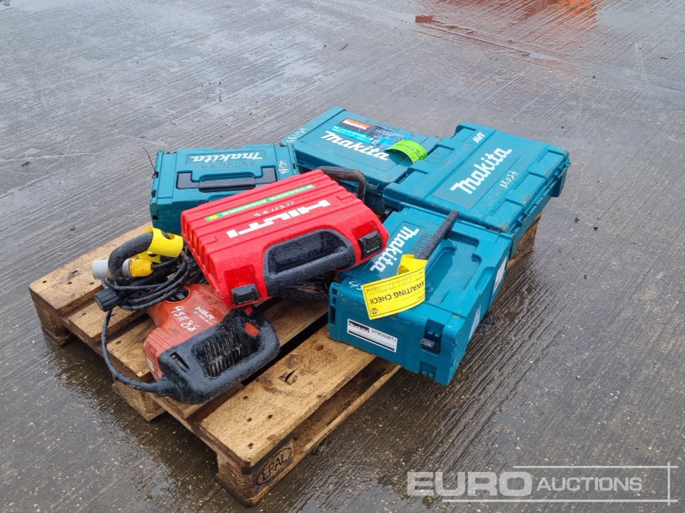 Equipo de construcción Pallet of Makita Cordless Drill,Cordless Impact Wrench, 110Volt SDS Drill (3 of), Hilti Cordless Drill, 110Volt SDS Drill: foto 6