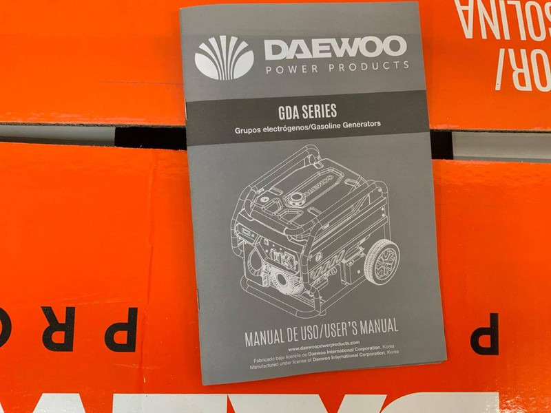 Generador industriale nuevo Daewoo GDAX9250E-3: foto 13